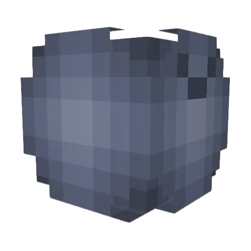 Triloxzz Minecraft avatar head, 3D render