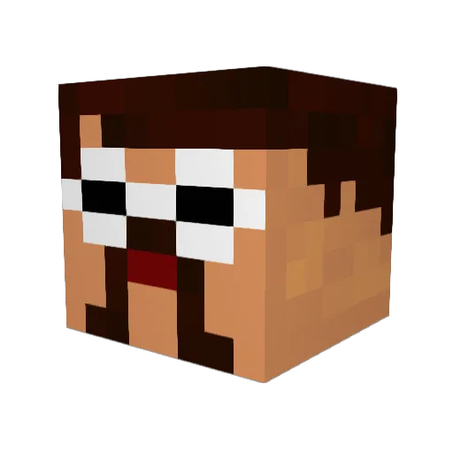 TrimTerror00457 Minecraft avatar head, 3D render