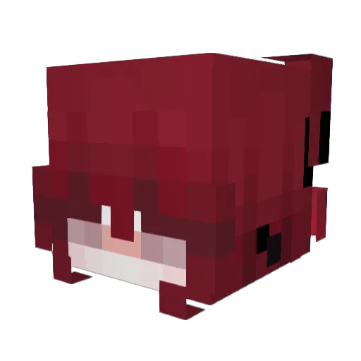 Trinitea_ Minecraft avatar head, 3D render