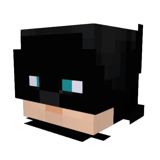 Trinity948 Minecraft avatar head, 3D render
