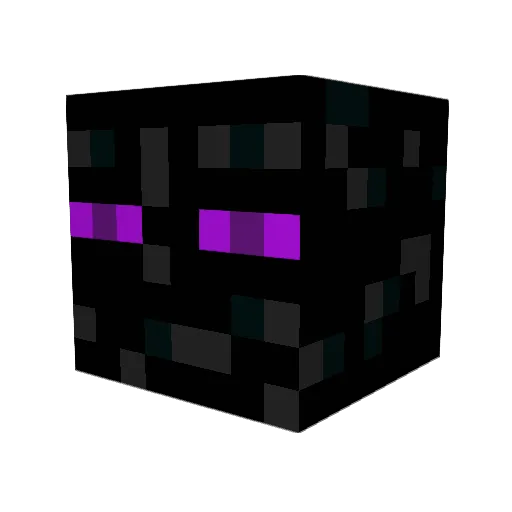 Trinmin Minecraft avatar head, 3D render