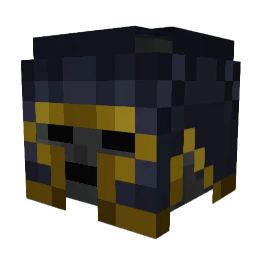Trinx Minecraft avatar head, 3D render