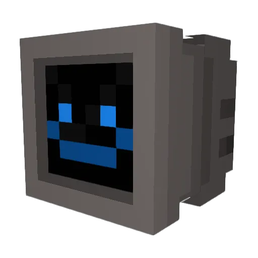Trinx__ Minecraft avatar head, 3D render