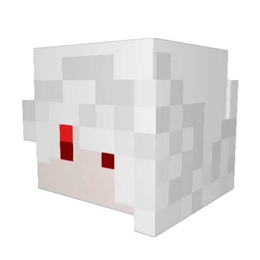 Trionem Minecraft avatar head, 3D render
