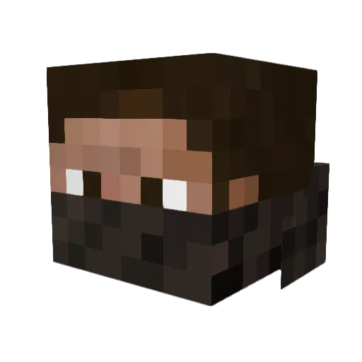 Trip201 Minecraft avatar head, 3D render