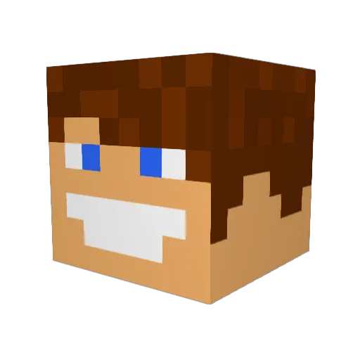 Trip99 Minecraft avatar head, 3D render