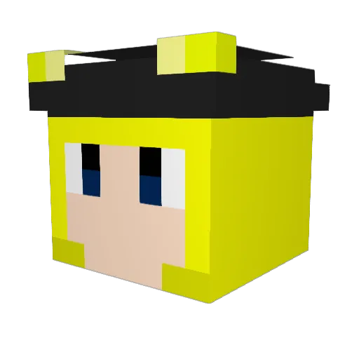 TripW2011 Minecraft avatar head, 3D render
