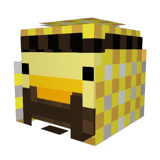 Tripd111 Minecraft avatar head, 3D render