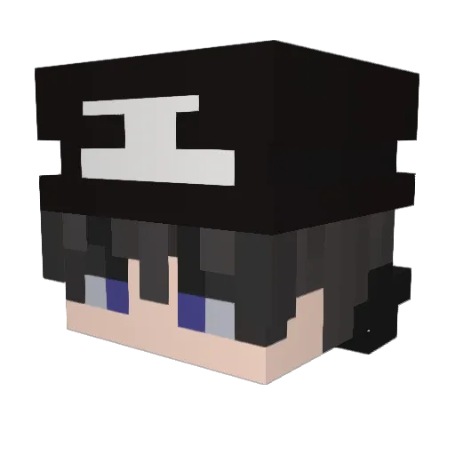 TripeSoup Minecraft avatar head, 3D render