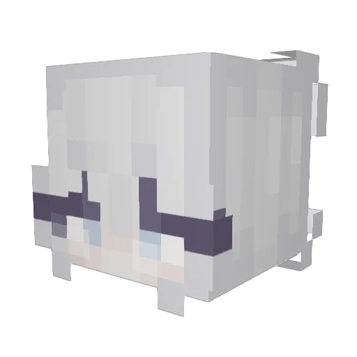 Tripgoer Minecraft avatar head, 3D render