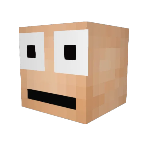 TripleA920 Minecraft avatar head, 3D render