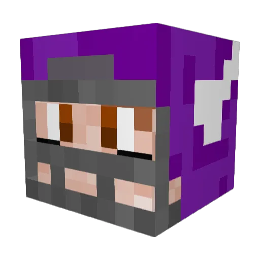 TripleCondo Minecraft avatar head, 3D render