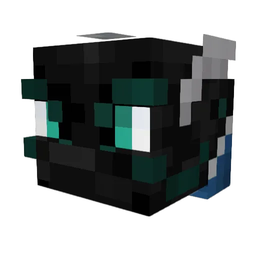 TripleDilf345 Minecraft avatar head, 3D render