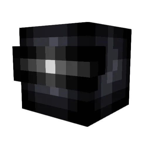 TripleGawk Minecraft avatar head, 3D render