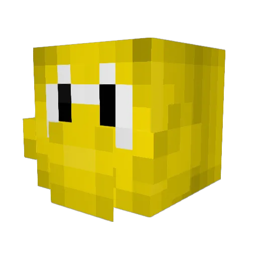 TripleGreens Minecraft avatar head, 3D render
