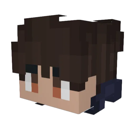 TripleJota15 Minecraft avatar head, 3D render