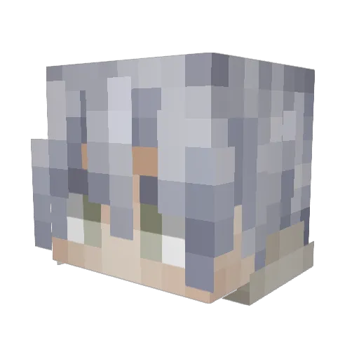 TripleToast Minecraft avatar head, 3D render