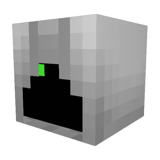 TripleX232 Minecraft avatar head, 3D render