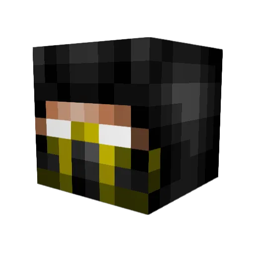 Triple_J124 Minecraft avatar head, 3D render