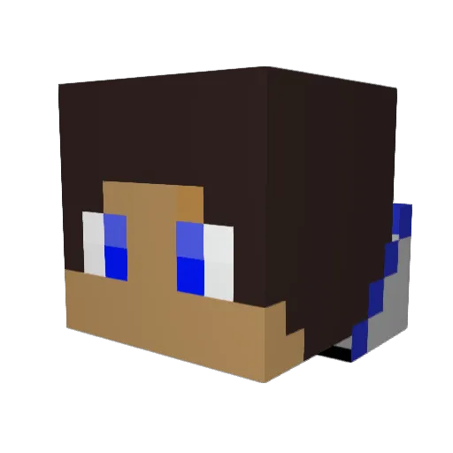 Triple_SGT Minecraft avatar head, 3D render