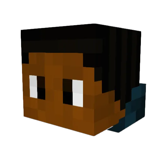 Triple_T_98 Minecraft avatar head, 3D render