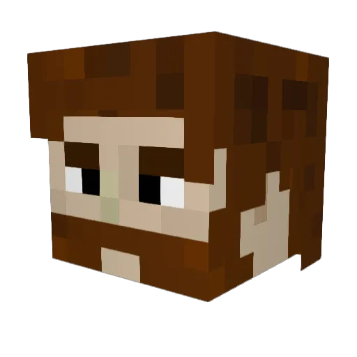 Trippie_Boi_ Minecraft avatar head, 3D render