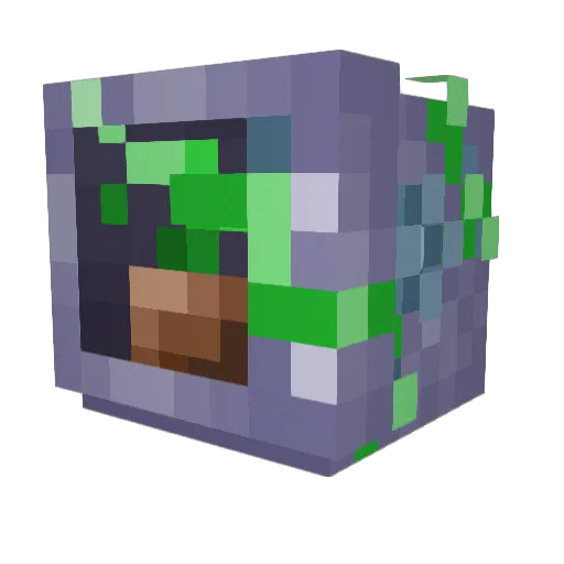 TripppleZ Minecraft avatar head, 3D render