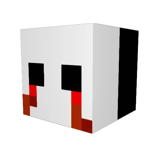 Trips1337 Minecraft avatar head, 3D render