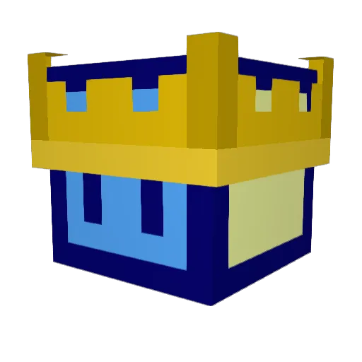 Tris322 Minecraft avatar head, 3D render