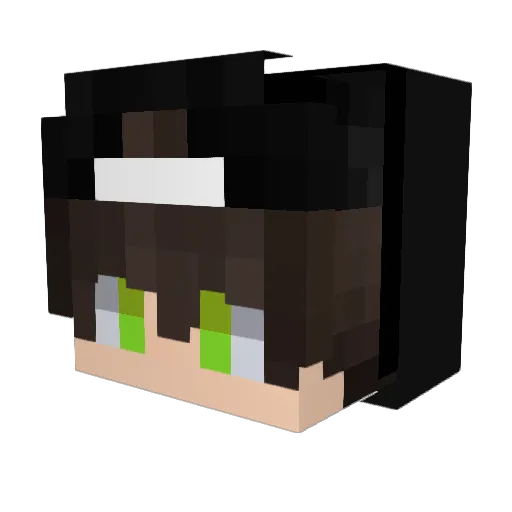 Tris_Flores Minecraft avatar head, 3D render