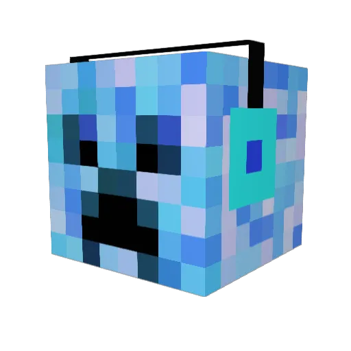 Trissie2005 Minecraft avatar head, 3D render