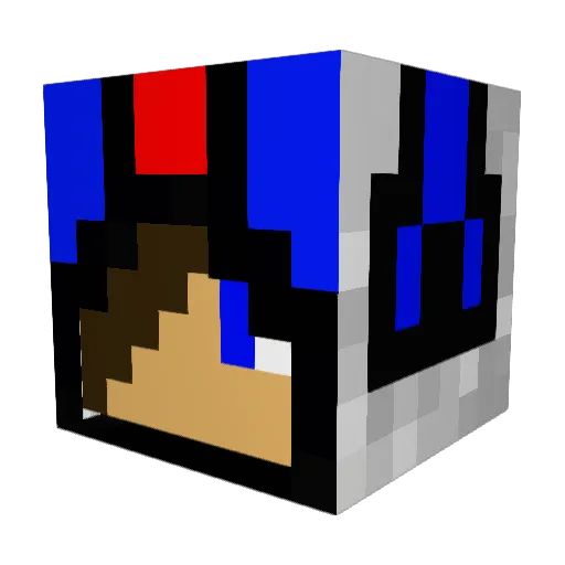 Tristan0513 Minecraft avatar head, 3D render