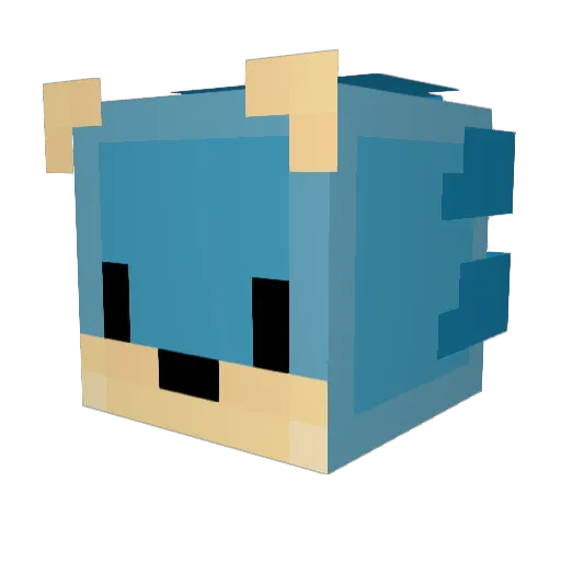 Tristan1254 Minecraft avatar head, 3D render