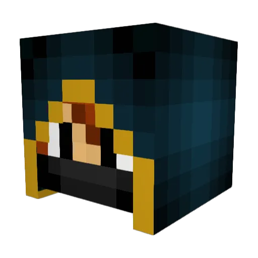 Tristan645 Minecraft avatar head, 3D render