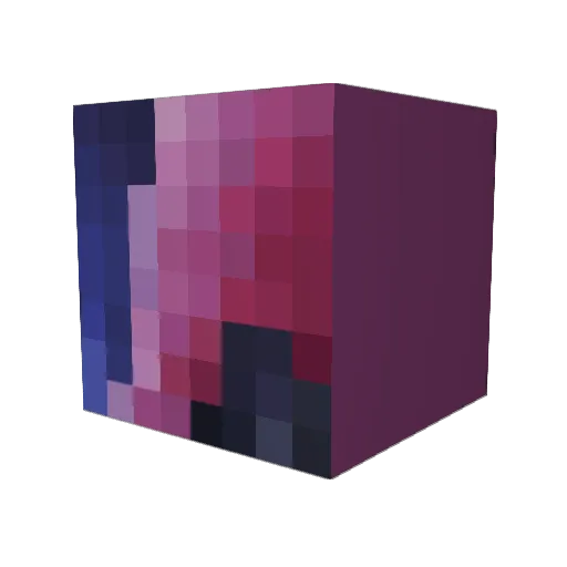 TristanRockstar Minecraft avatar head, 3D render