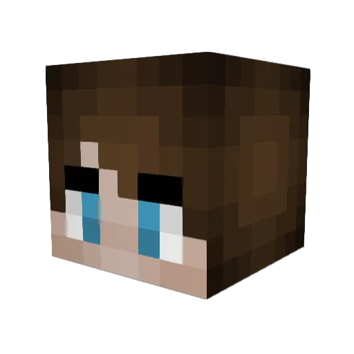 TristanUnchained Minecraft avatar head, 3D render