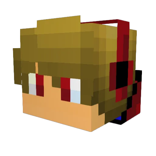 Tristan_Le_Bro Minecraft avatar head, 3D render