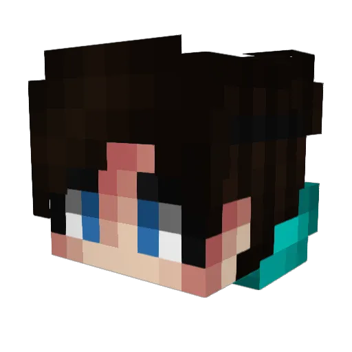 TristaniSummoner Minecraft avatar head, 3D render