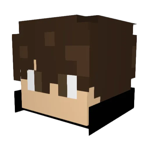 TristonBunt Minecraft avatar head, 3D render