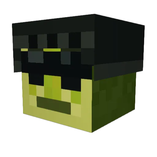 TristonJudd Minecraft avatar head, 3D render