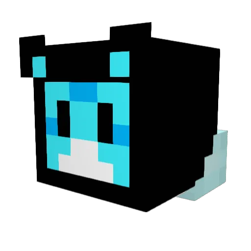Trition1942 Minecraft avatar head, 3D render