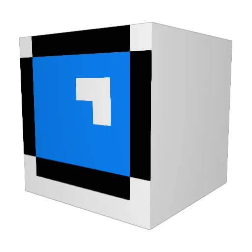TritonZero Minecraft avatar head, 3D render