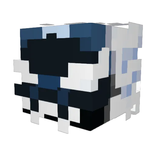Triton_Moon Minecraft avatar head, 3D render