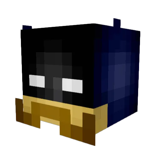 Tritri89 Minecraft avatar head, 3D render