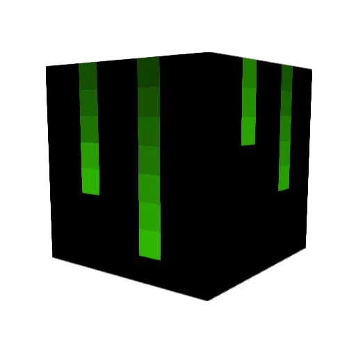 Trits Minecraft avatar head, 3D render