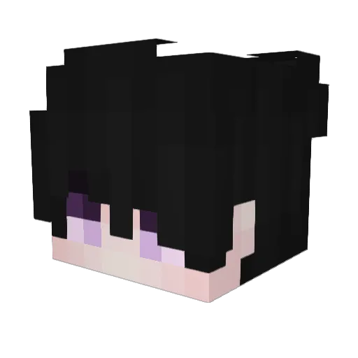 Triturn Minecraft avatar head, 3D render