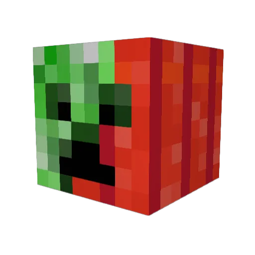 TriumphCreeper Minecraft avatar head, 3D render