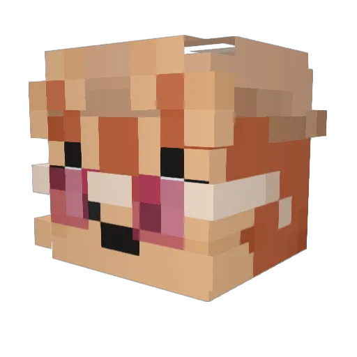 TriumphDiscord Minecraft avatar head, 3D render
