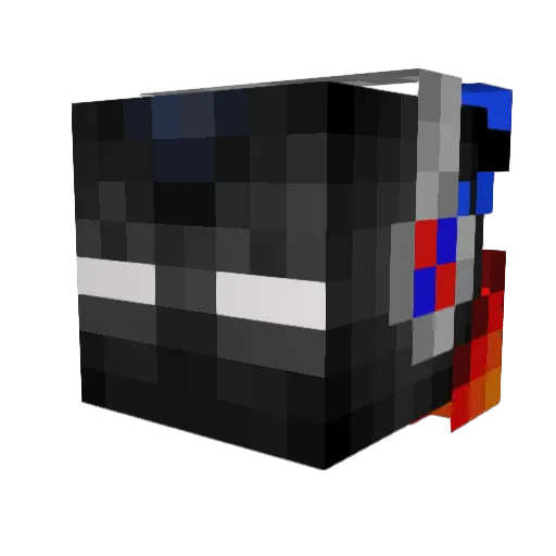 TriumphGamingYT Minecraft avatar head, 3D render