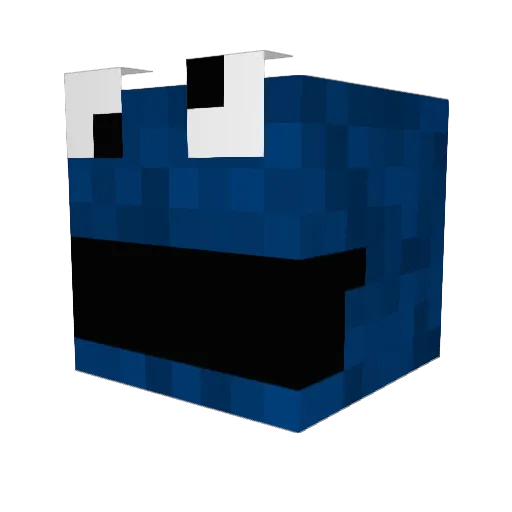 Trives1 Minecraft avatar head, 3D render